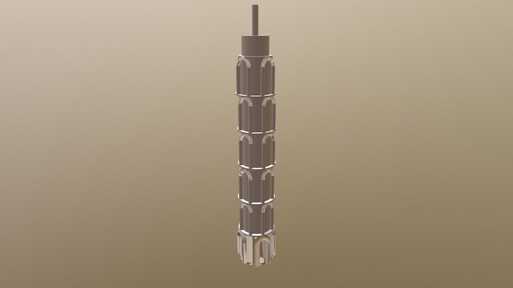 Torre Pisa 3 3D Model