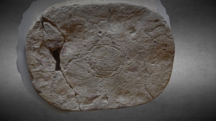 Naranjo Altar 1 3D Model