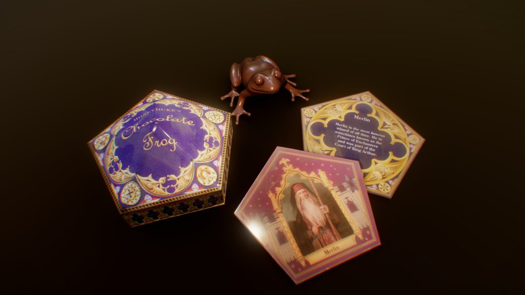 Harry potter chocolate frog box cards