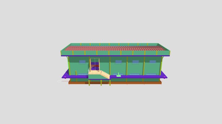 OS3890BRN05200BS8CB42A_ CASA DE CUBÍCULOS-ARQUIT 3D Model