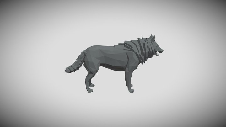 Rudolf the Wolf 3D Model