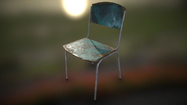 Old chair 3D Model