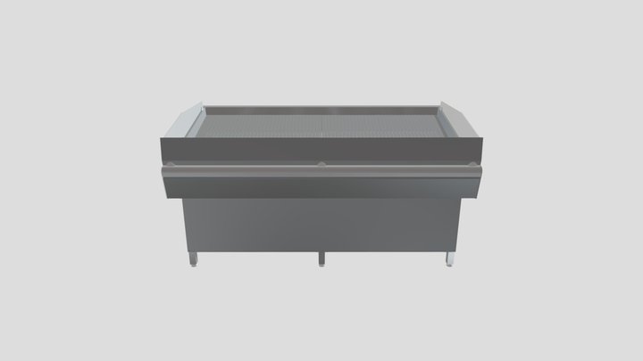 Рыбный стол Lida - Fish 3D Model
