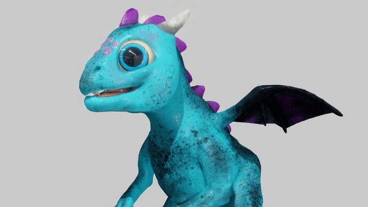 Baby Dragon RIKU – Modello 3D gratuito STL