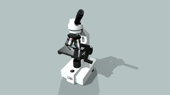 Celestron Labs CM2000CF Compound Microscope 3D Model