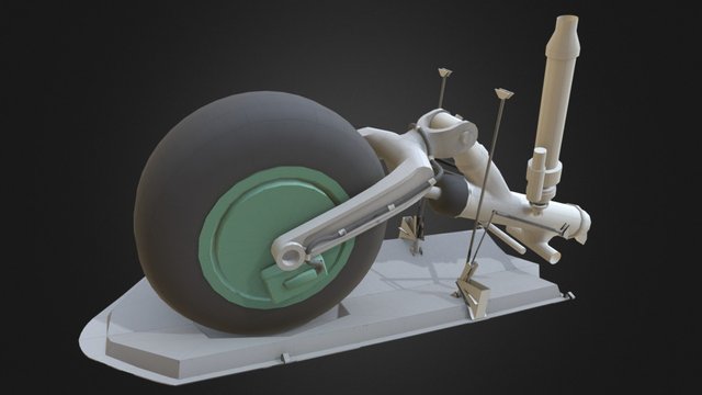 landing gears 2 3D Model