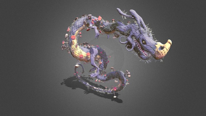 Salazar Saprófito, O Dragão 3D Model