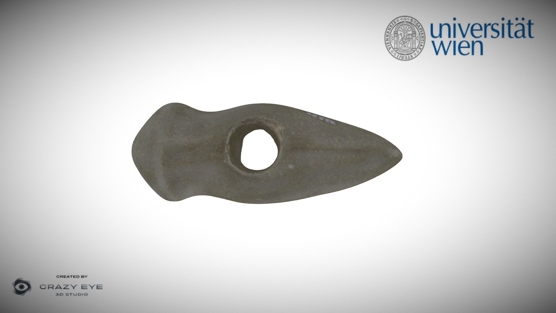 33284 Knaufhammeraxt | stone axe — Sketchfab embed 3D viewer