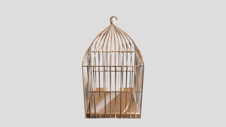[CC0] Bird Cage 3D Model