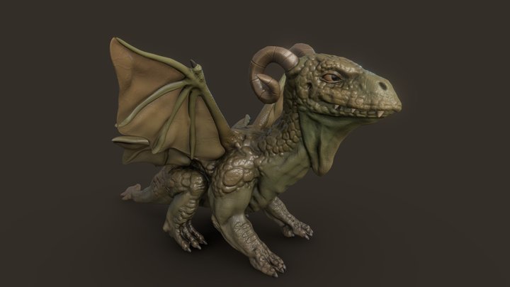 small dragon 3D Model