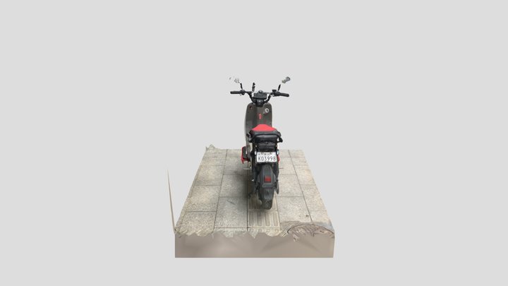 五羊本田UBE-3D扫描模型 3D Model