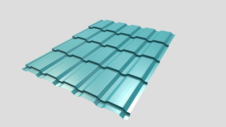 Steel roof Monkatta 3D Model