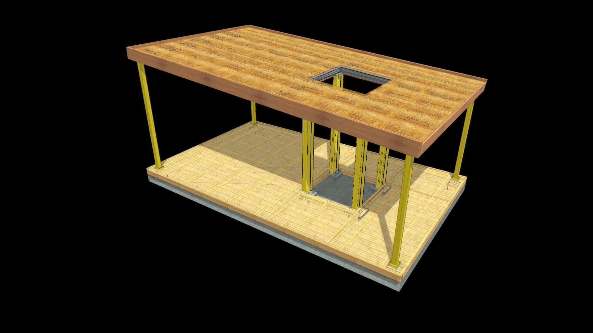 Garden house 4 + coverings