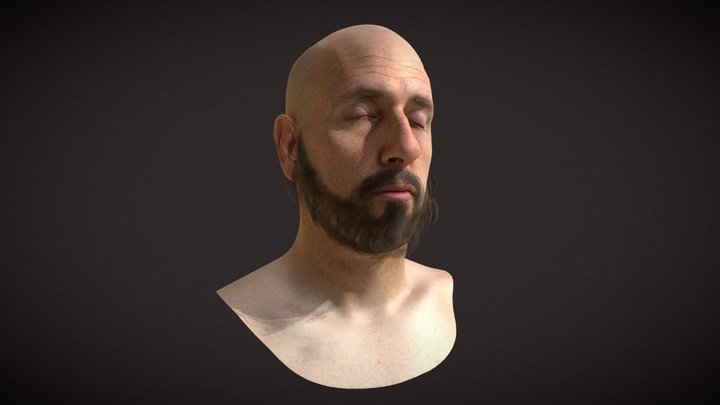 Bearded Man 3D Model