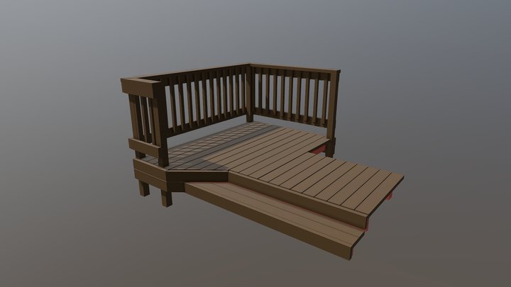 Porch Layout 3D Model