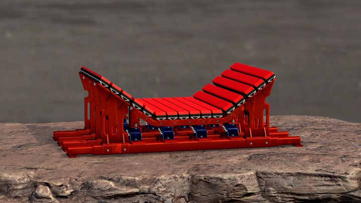 Cuna de Impacto Modular con Rosta 3D Model