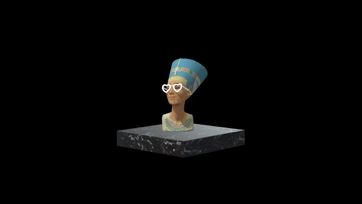 Lady Nefertiti 3D Model