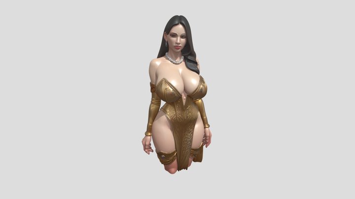 Egyptian Goddess 3D Model