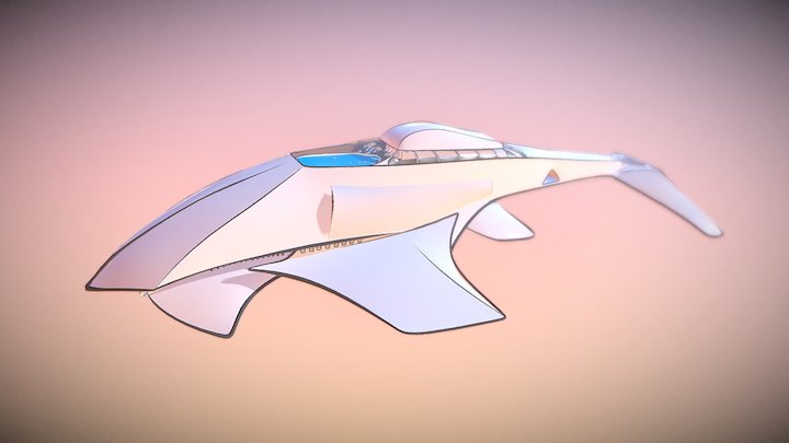 WIP Space ship for tourism 3D Model