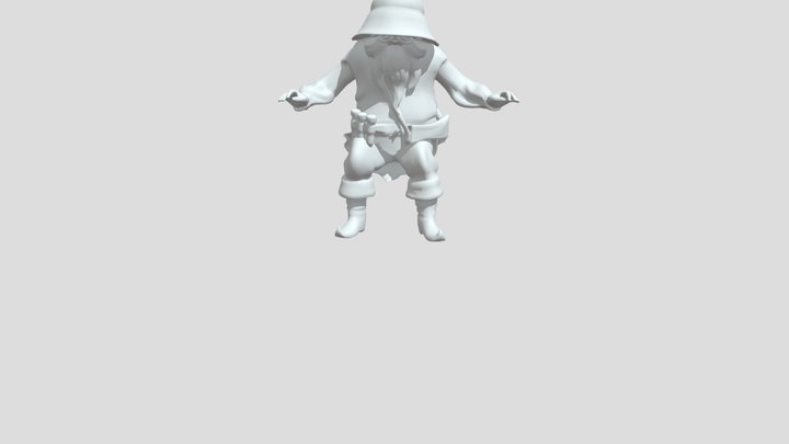 Dwarfo - Intro (standing position) 3D Model