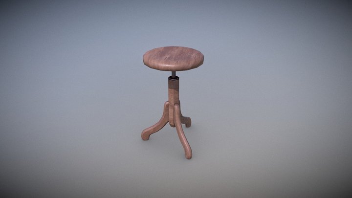 Piano Chair – Kostenloses 3D-Modell STL