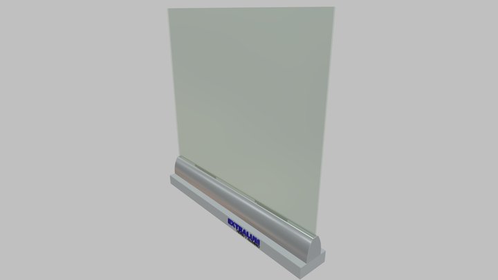 Barandal Pesado Plus Curvo de EXTRALUM 3D Model