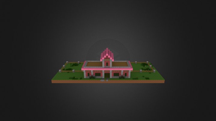 Pixelmon Town P2 - Day Care/Ranch 3D Model