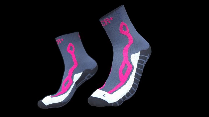 CH3ES MILK SOCKS 3D Model
