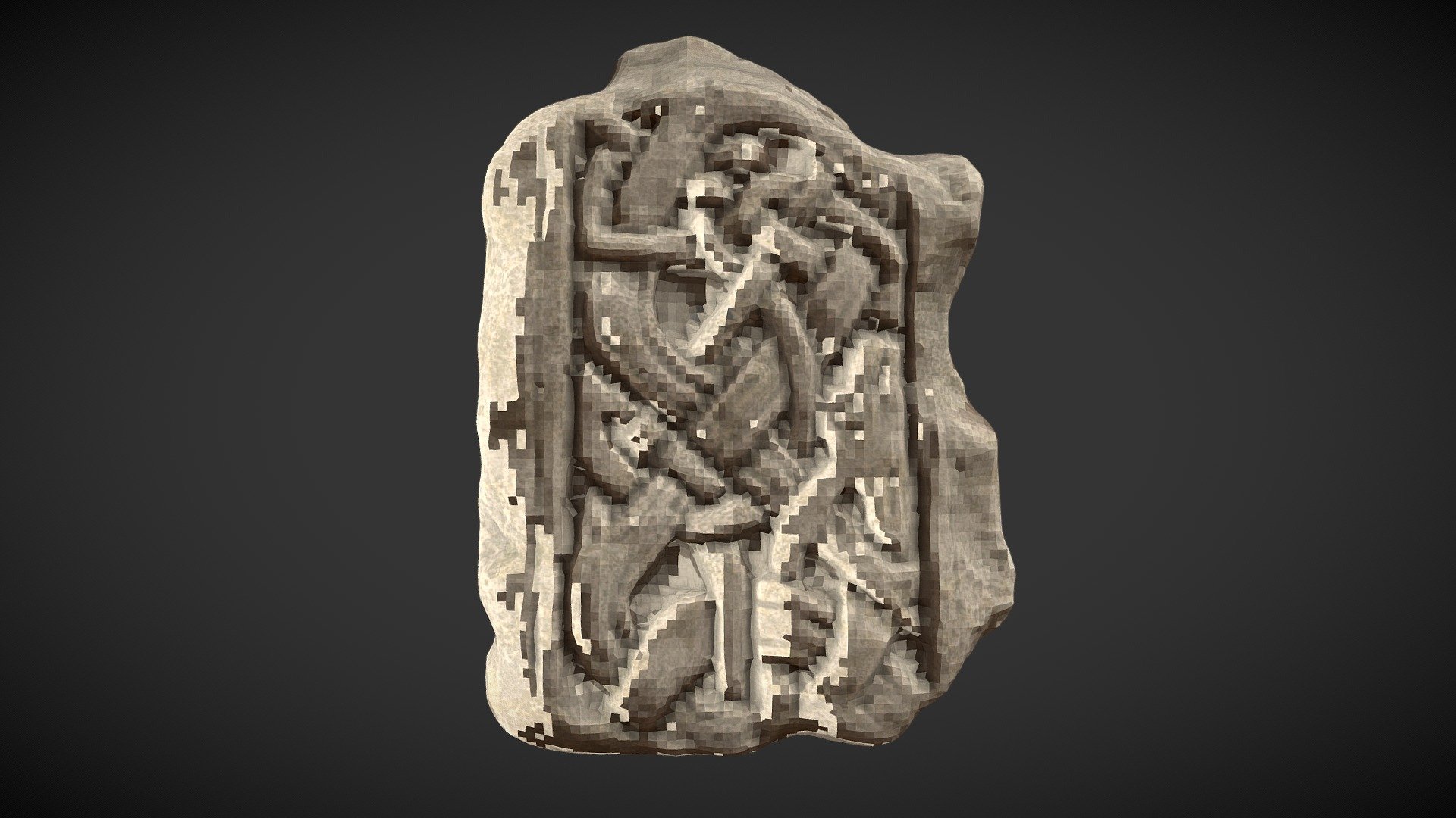 Lindisfarne Carved Anglo-Saxon Cross - 3D model by Beck Hemsley (@beckh ...