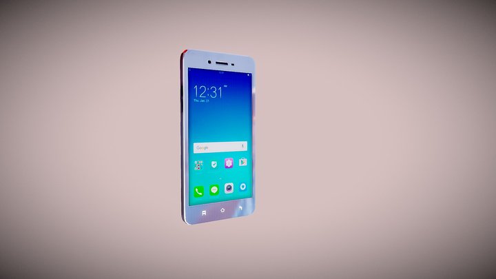 Mobile Phone Oppo 3D Model