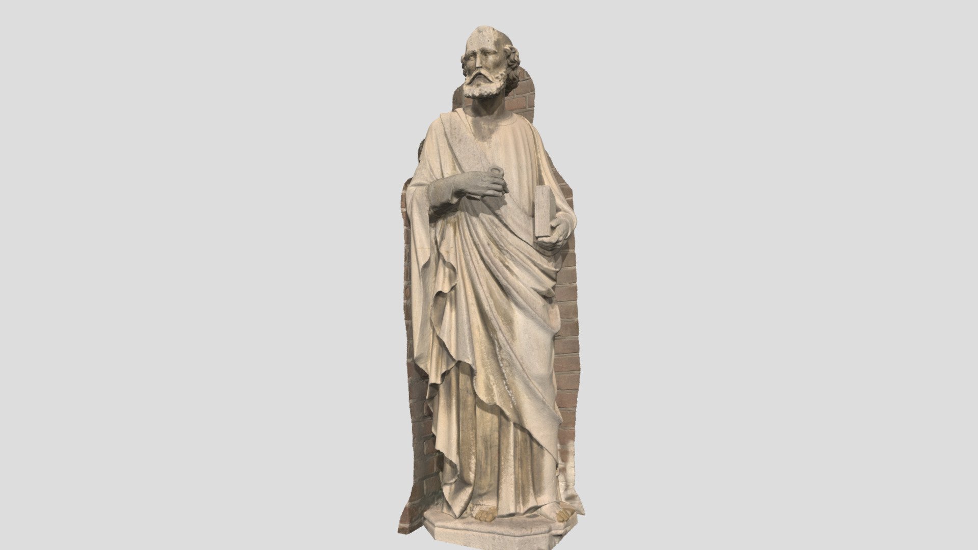 Statue of St Peter Buy Royalty Free 3D model by 4visualization