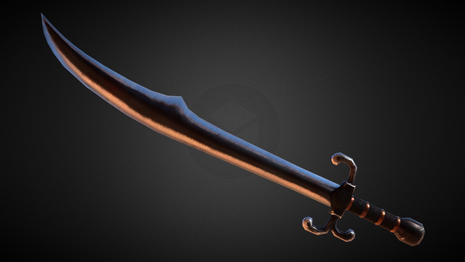 [W021] Low Poly PBR Sword