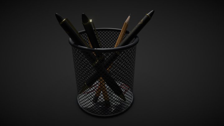 Pencil Holder 3D Model