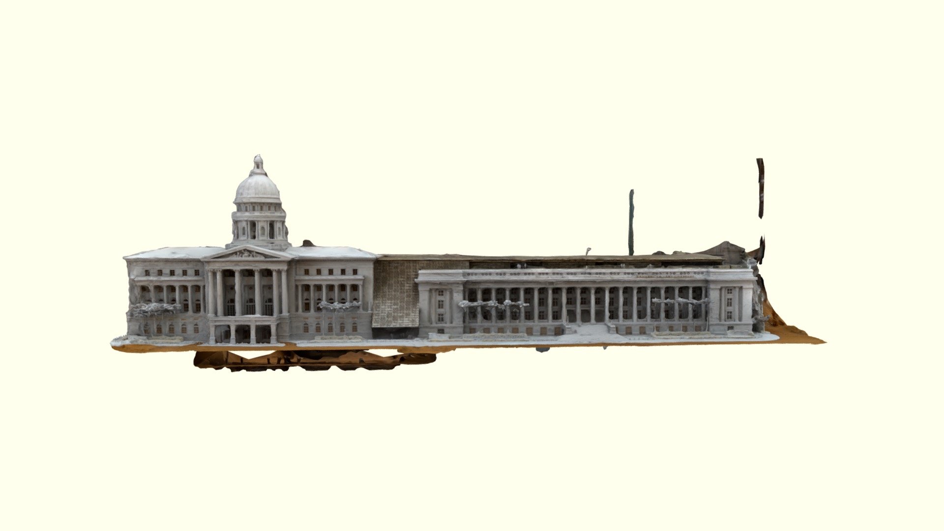National Gallery Singapore Model (Exterior)