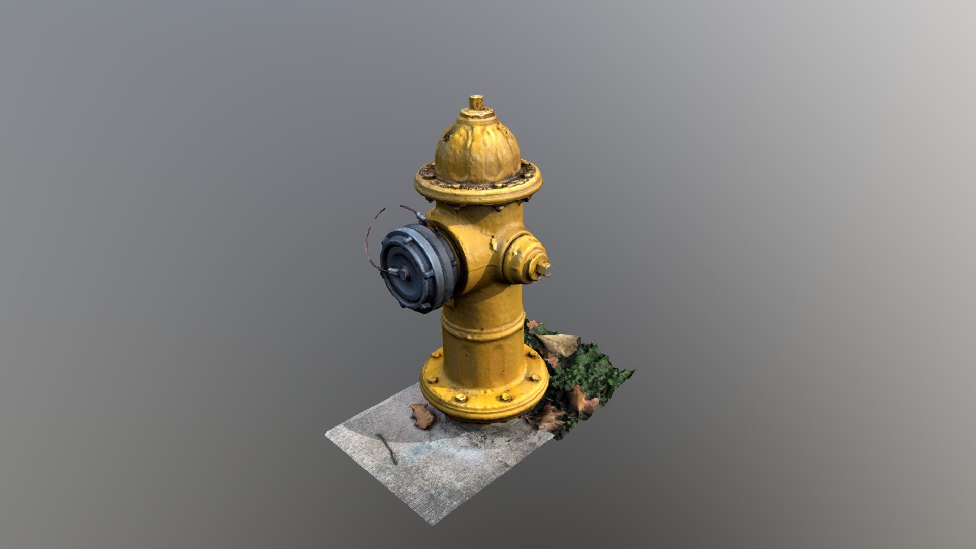 Yellow Fire Hydrant