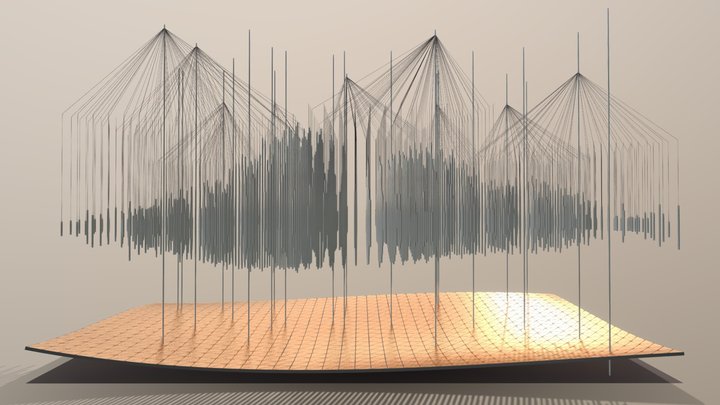 The sound pavilion 3D Model