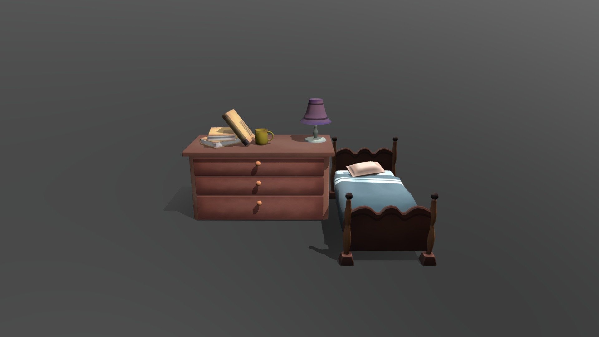 Bedroom 3d Model By Xup6u64460 [60a1df6] Sketchfab