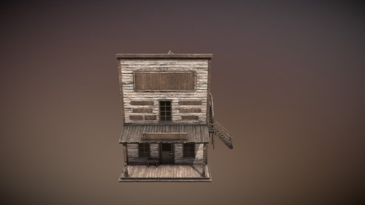 Western building 3D Model