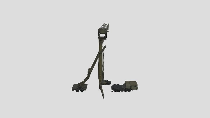 Military+missile+launcher+3d+model 3D Model