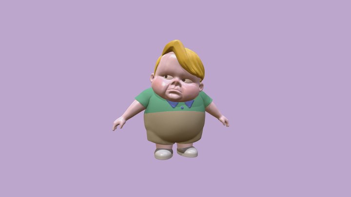 Louie Anderson from "Life with Louie" 3D Model