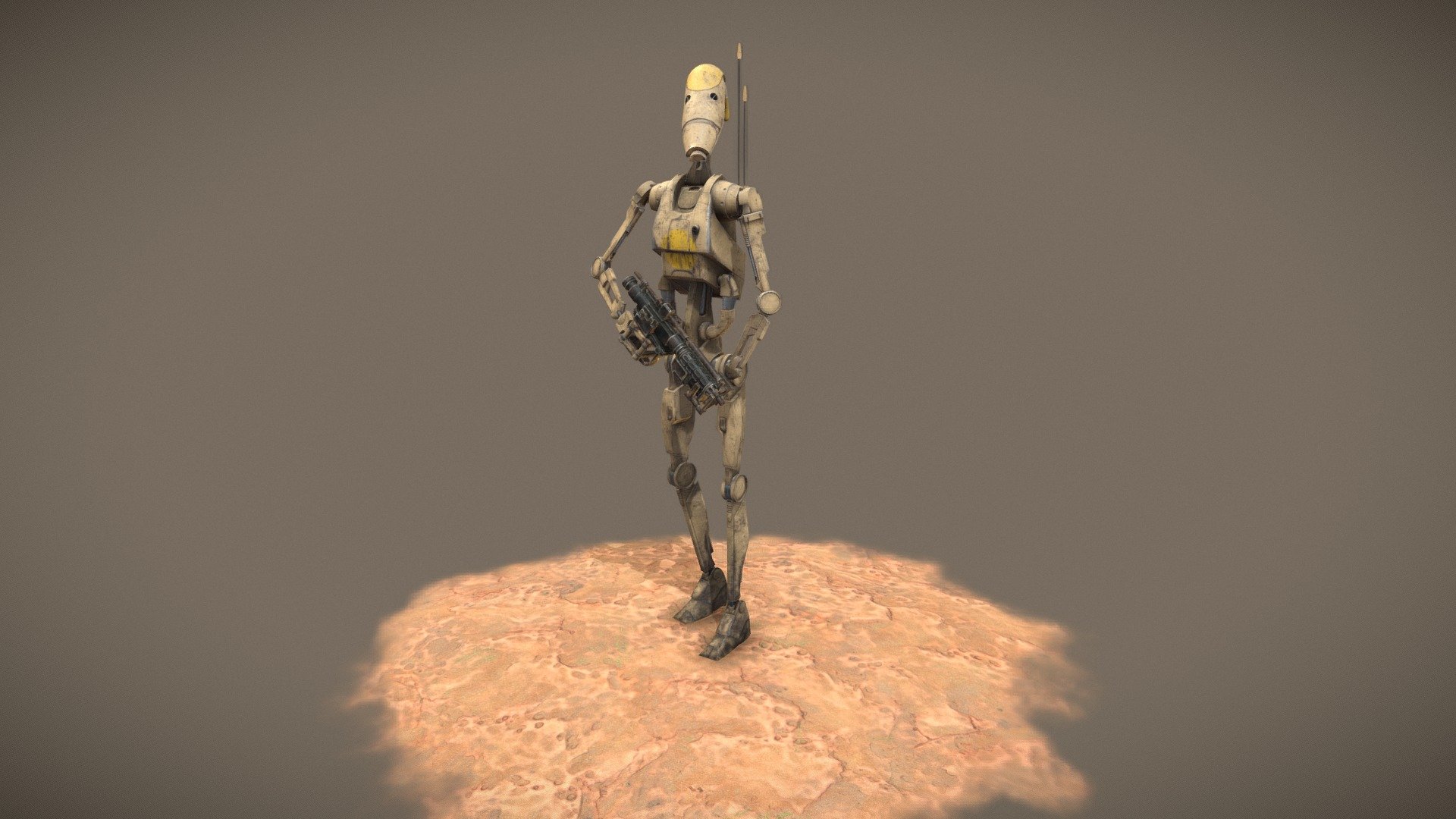 ArtStation - B1 Battle Droid Character Mesh