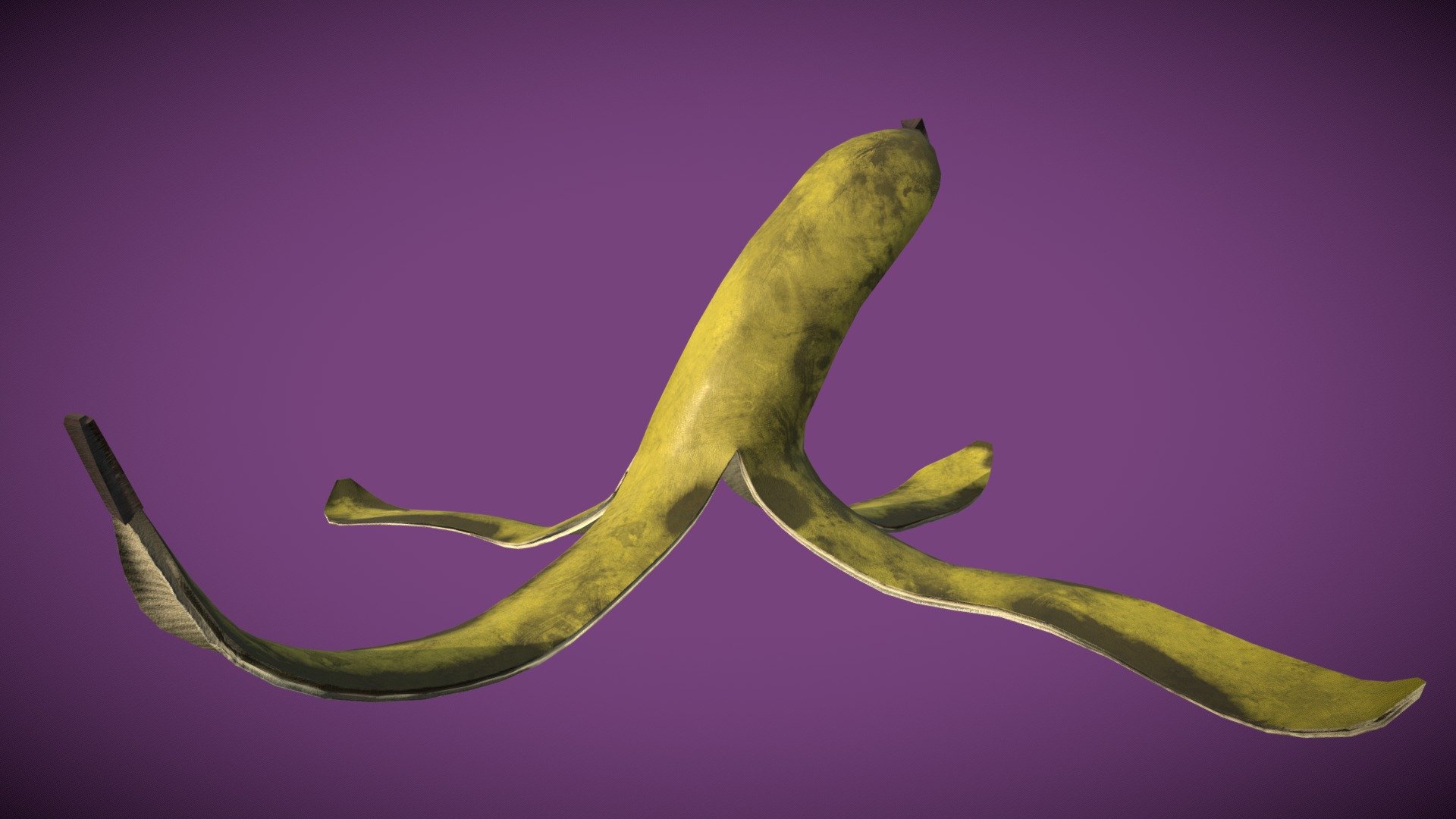 15th - Fall // Banana Peel — Sketchfab embed 3D viewer