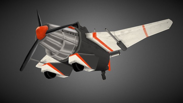 Plane - GameArt2017 3D Model
