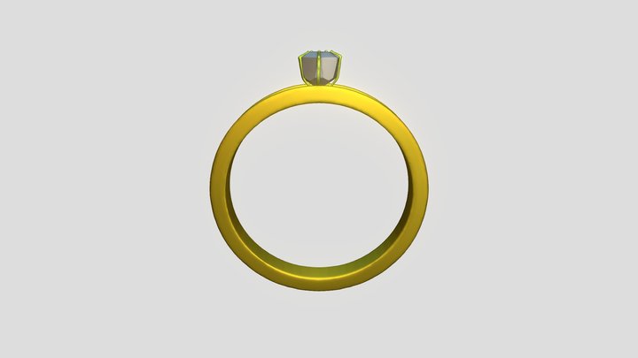 Solitary Ring 3D Model