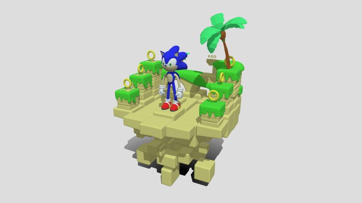 Sonic Modeling 3D Model