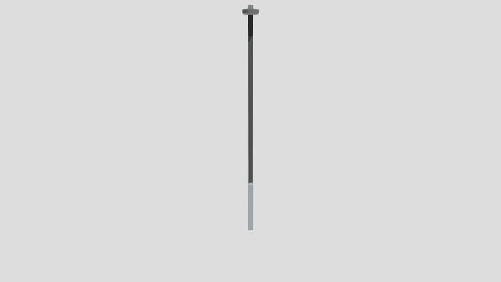 Light Pole - Version 2 (lowpoly for games) 3D Model