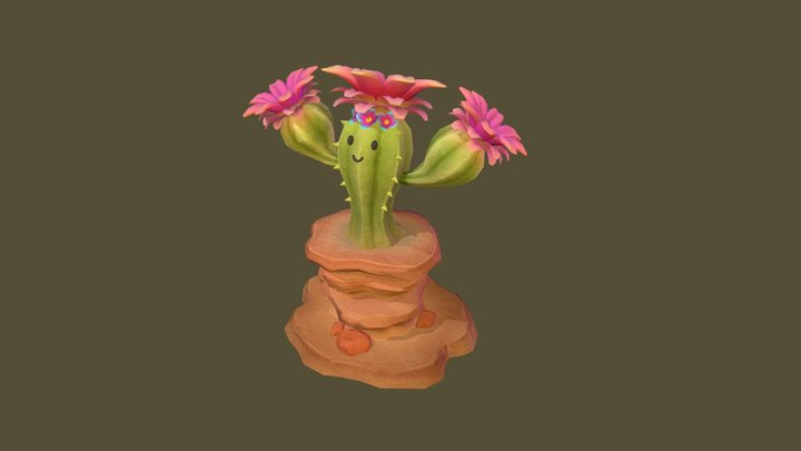 Cactus 3D Model