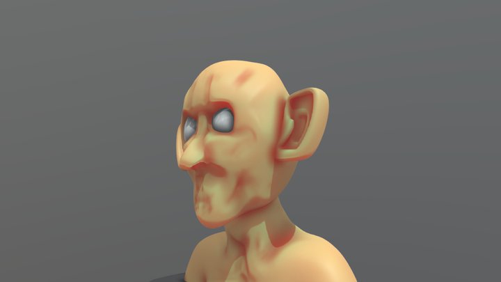 bust of an old man 3D Model