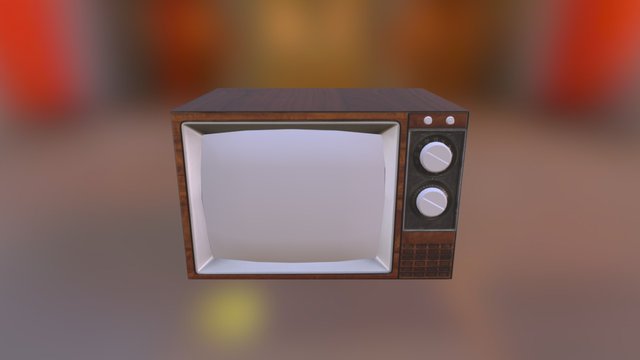 OLD-TV 3D Model