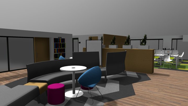 CRAI Nivel Mezzanine / Sede Claustro 3D Model